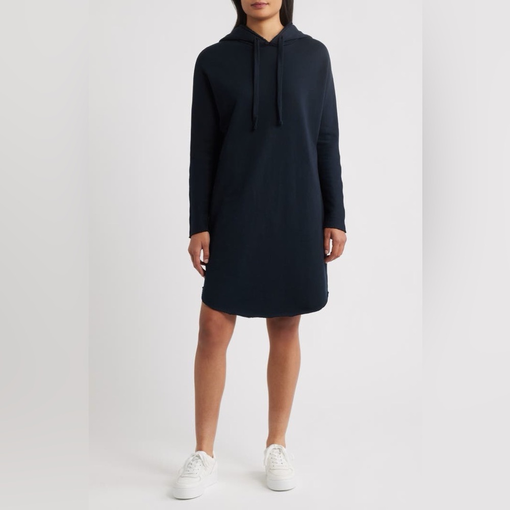 Frank & Eileen Mini James Hooded Dress Tide